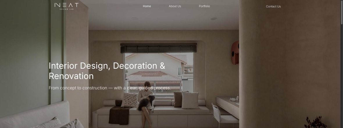 Neat Design website build